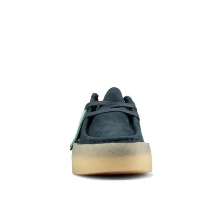 Taza Clarks Wallabee De Nubuck Azul
