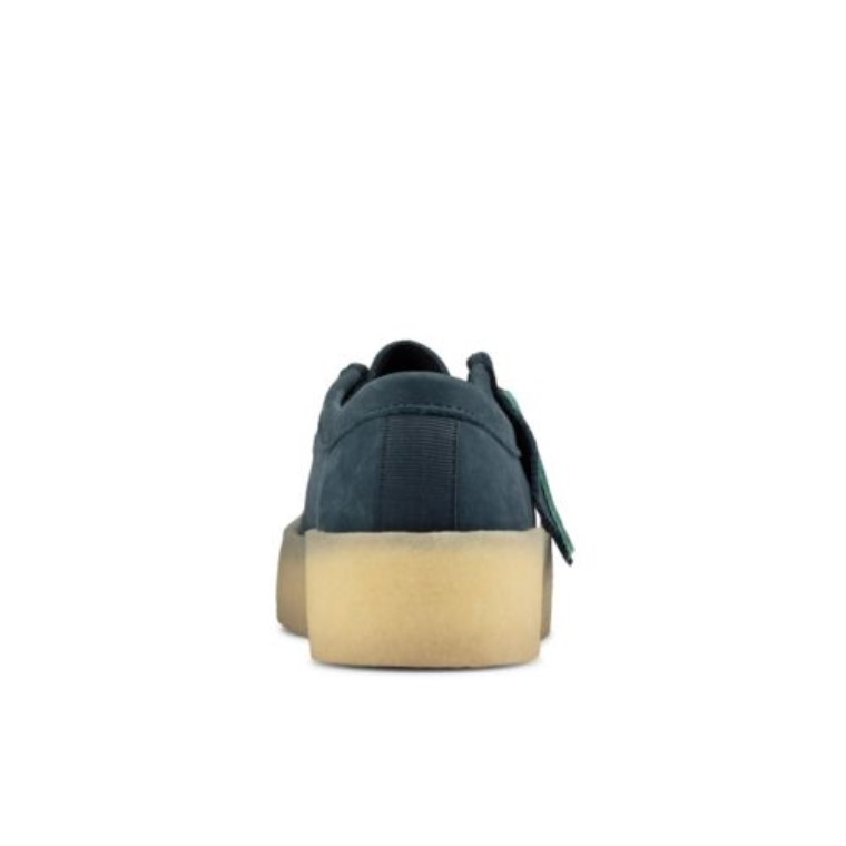 Taza Clarks Wallabee De Nubuck Azul
