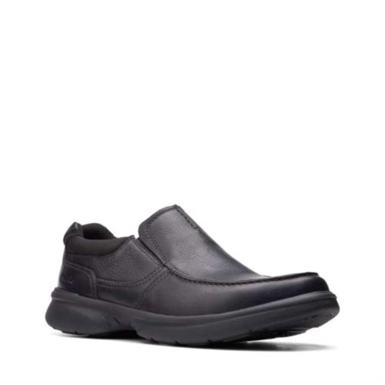 Clarks De Cuero Negro Sin Bradley