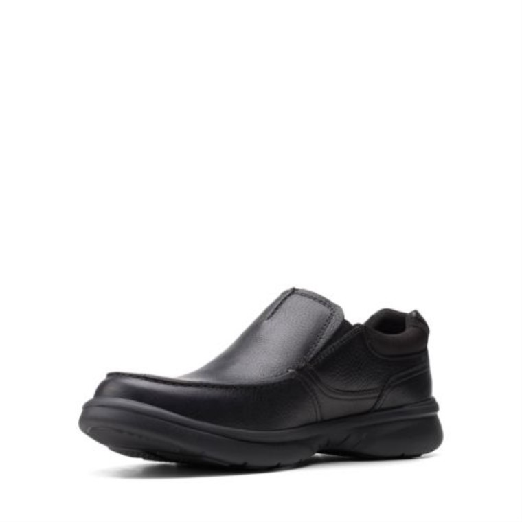 Clarks De Cuero Negro Sin Bradley