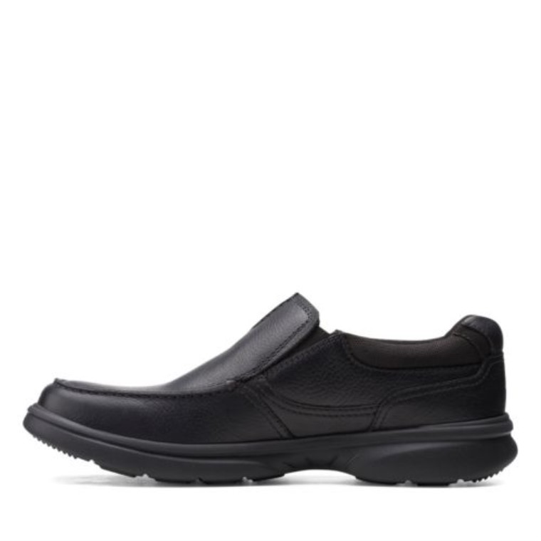 Clarks De Cuero Negro Sin Bradley