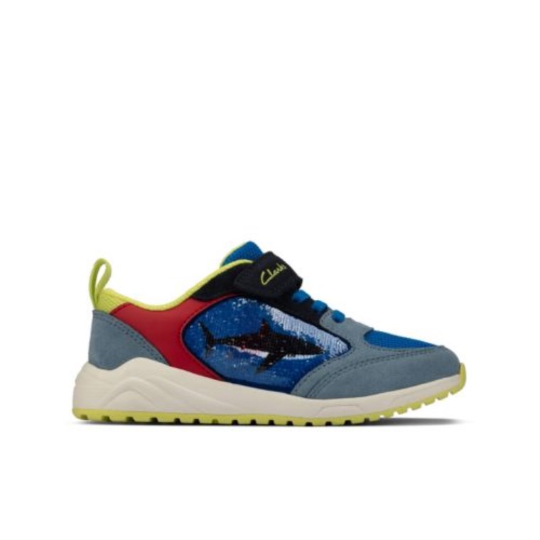 Peine Azul Brillante Clarks Aeon Flex Inf G Fit