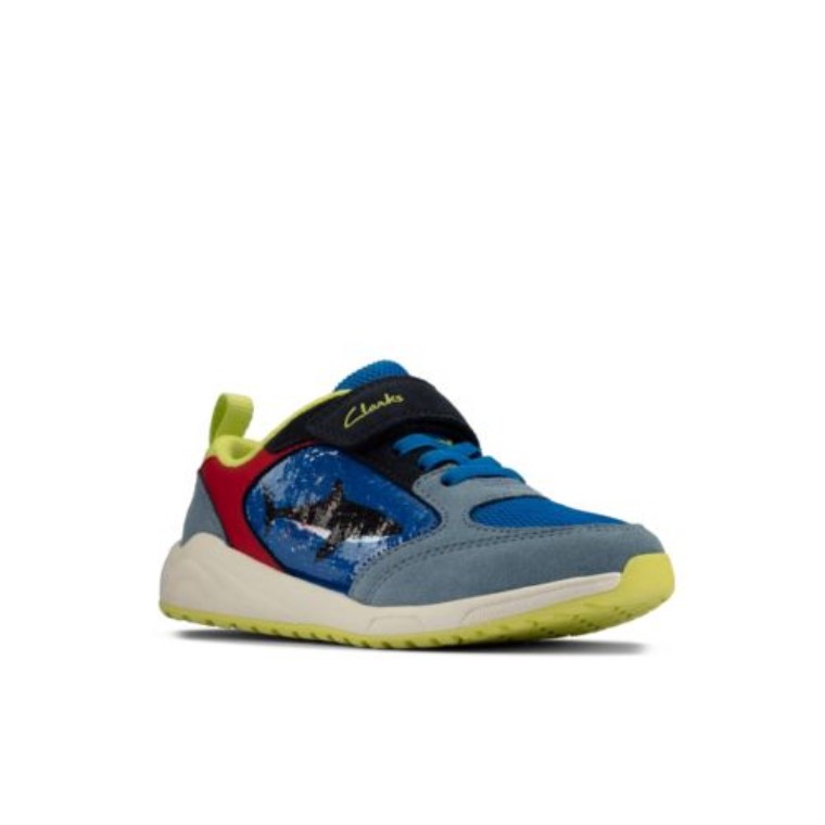 Peine Azul Brillante Clarks Aeon Flex Inf G Fit