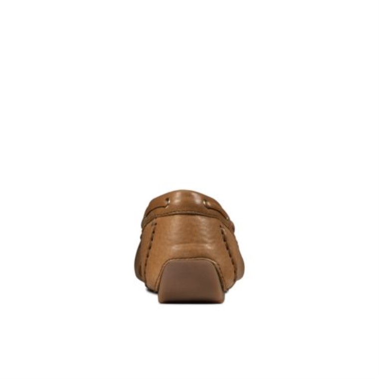 C Mocc Barco Clarks Bronceado Cuero