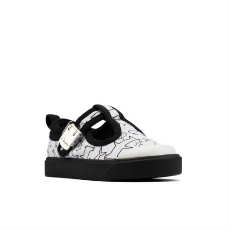 City ​​dance Fst G Fit Clarks Lona Blanca
