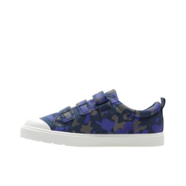 City ​​flarelo Inf G Fit Clarks Camuflaje Azul Marino