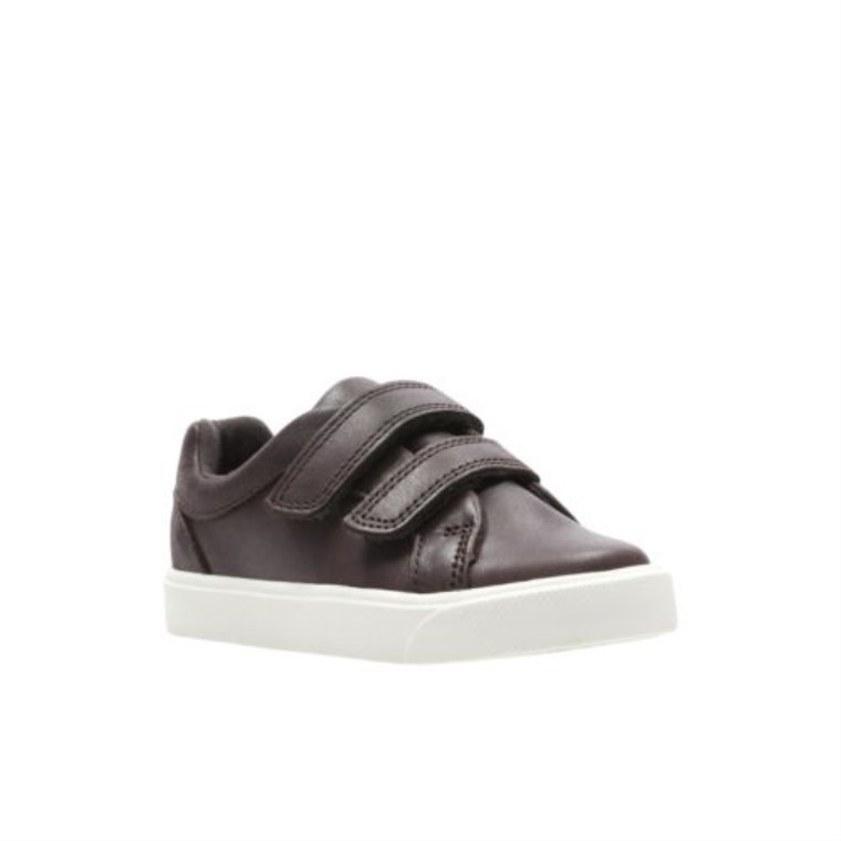 Ciudad Oasis Lo Fst F Ajuste Marrón Cuero Clarks