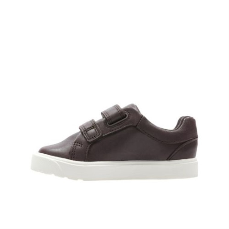 Ciudad Oasis Lo Fst F Ajuste Marrón Cuero Clarks