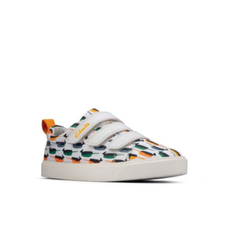 Ambiente De La Ciudad Inf F Fit Clarks Blanco Interés