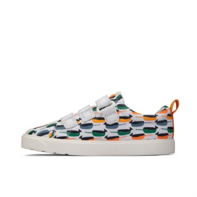 Ambiente De La Ciudad Inf F Fit Clarks Blanco Interés