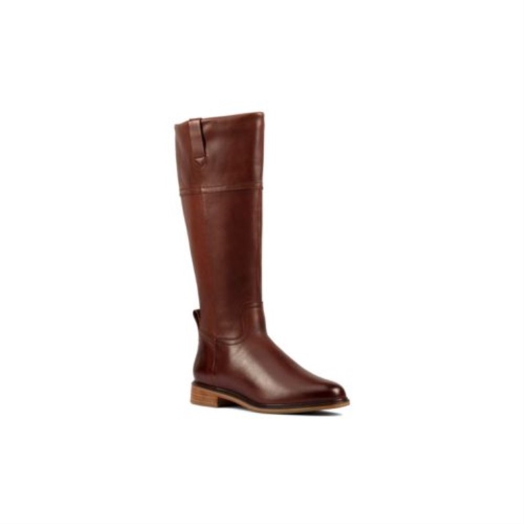 Clarkdale Hola Clarks Cuero Marrón Oscuro