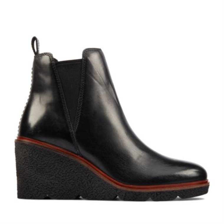 Top Clarkford Cuero Negro Clarks