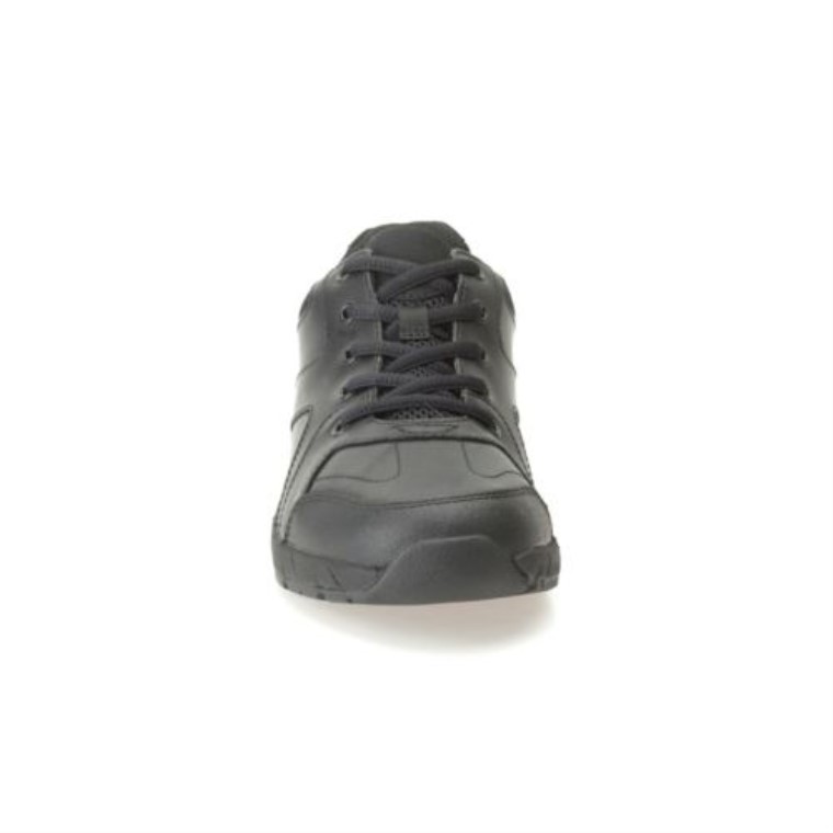 Clarks Air Norfolk Jnr F Fit Cuero Negro