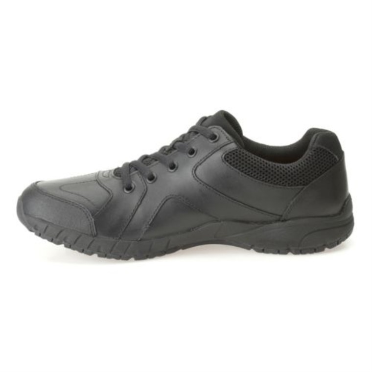 Clarks Air Norfolk Jnr F Fit Cuero Negro