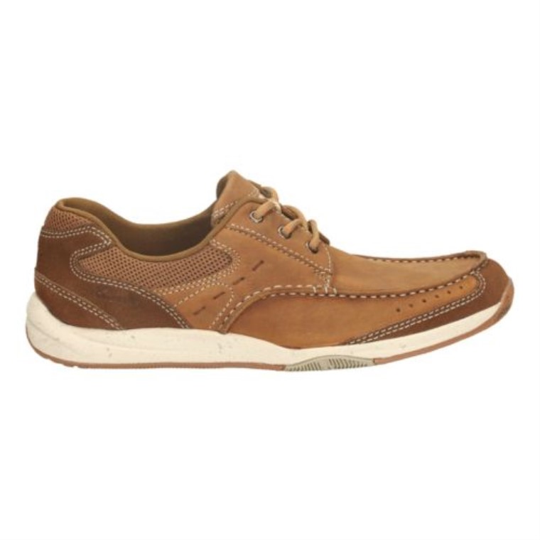 Clarks Allston Nobuk Canela Bordado