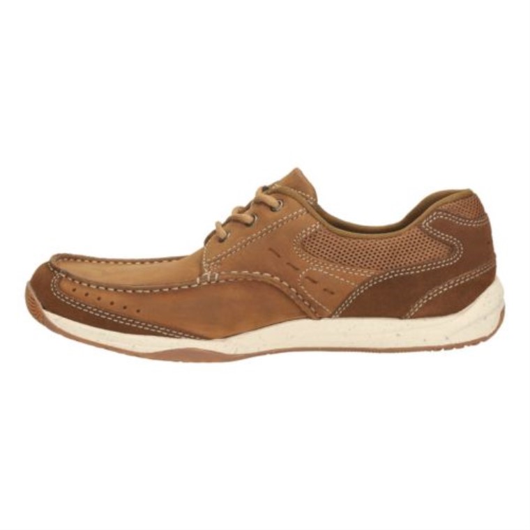 Clarks Allston Nobuk Canela Bordado