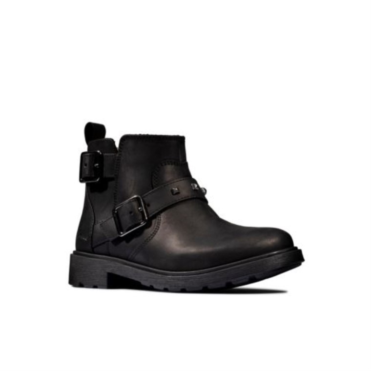 Clarks Astrol Embellecedor Inf F Fit Negro