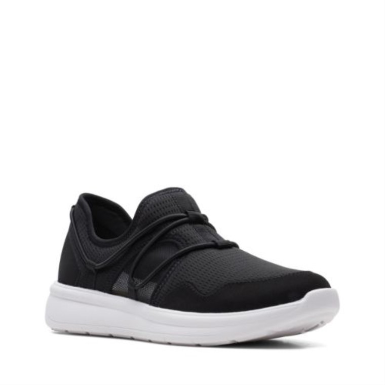 Volquete Clarks Negro Combi Ezera