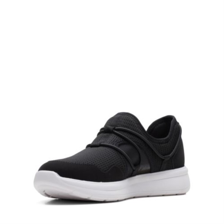 Volquete Clarks Negro Combi Ezera