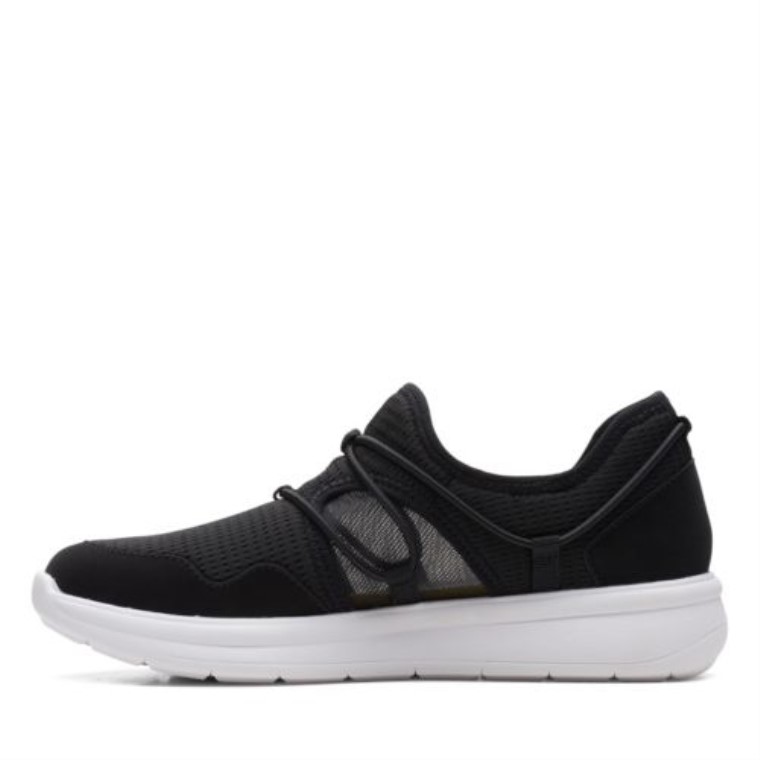 Volquete Clarks Negro Combi Ezera