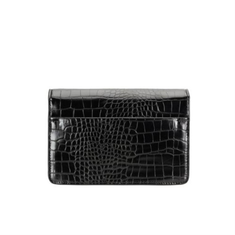 Clarks Croc Treen Negro Bajo