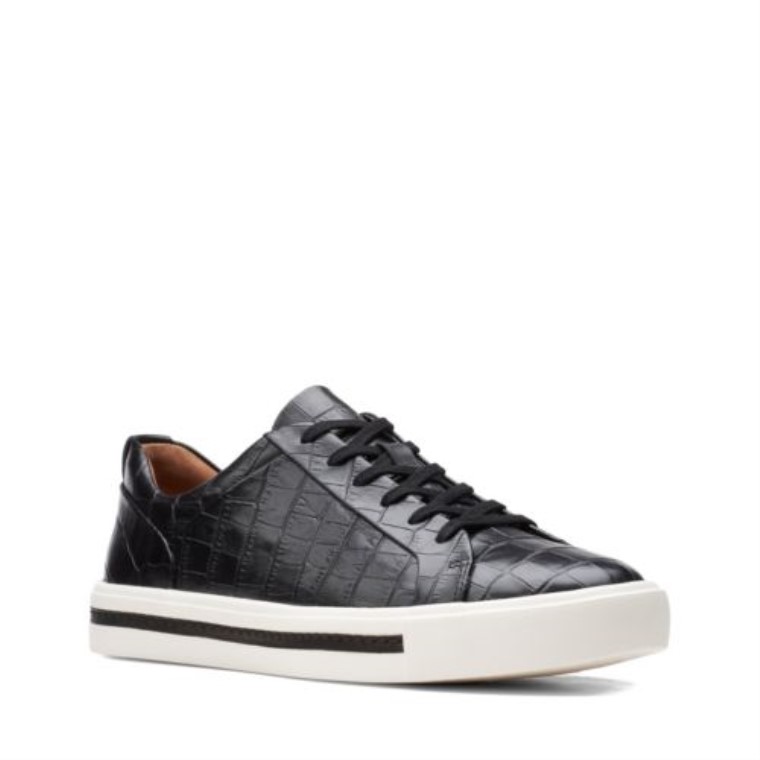 Encaje Clarks Croc Un Maui Negro