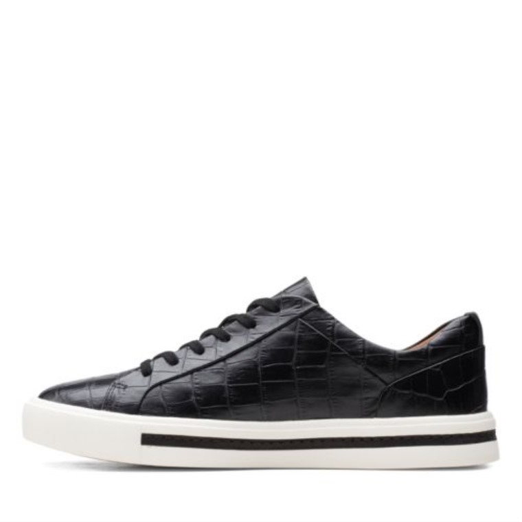 Encaje Clarks Croc Un Maui Negro