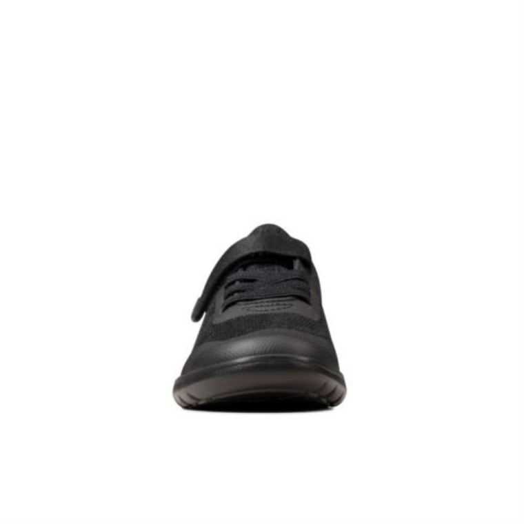 Clarks Negro Interés Escape Brillante Inf F Ajuste