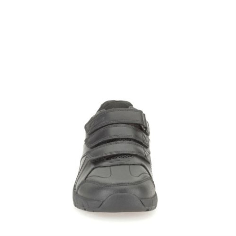 Clarks Cuero Negro Aire Aprender Inf G Ajuste