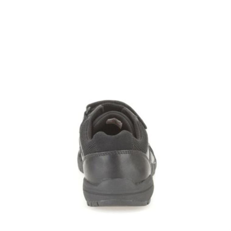 Clarks Cuero Negro Aire Aprender Inf G Ajuste