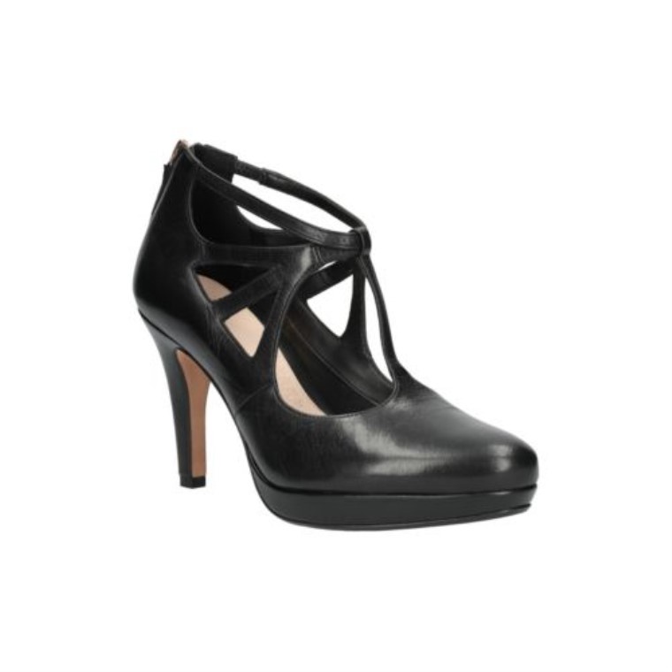 Clarks Cuero Negro Betsy Lockwood