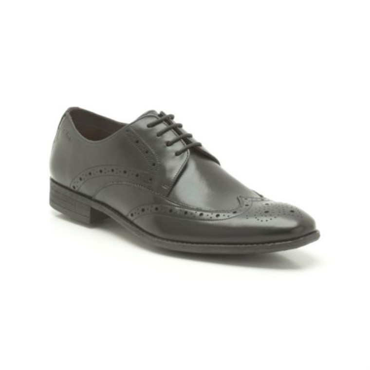 Límite De Tabla De Cuero Negro Clarks