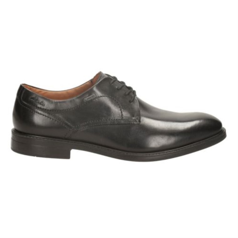 Clarks Cuero Negro Niño Paseo Gtx