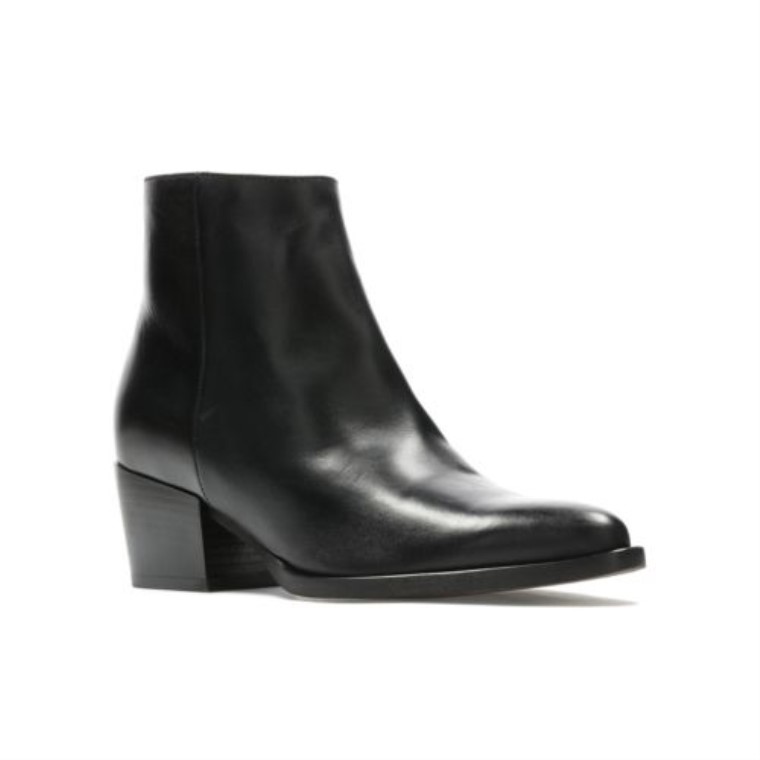 Isabella2 Clarks Perchero De Cuero Negro