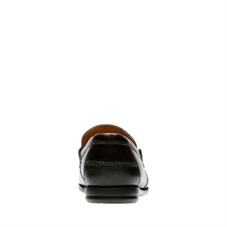 Clarks Cuero Negro Un Paso De Gala