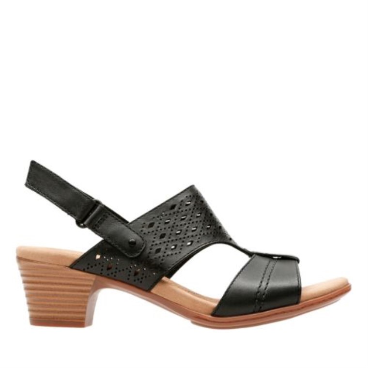 Clarks Cuero Negro Valarie Mindi