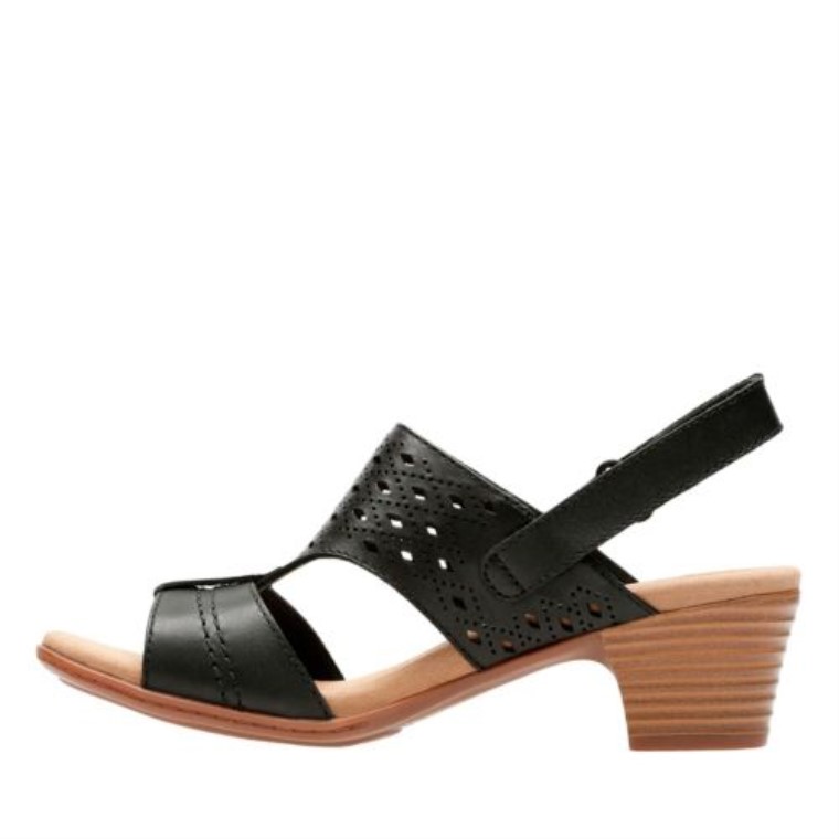 Clarks Cuero Negro Valarie Mindi