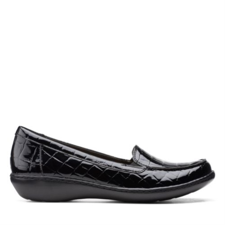 Mermelada Clarks Black Pat/cocodrilo Ashland