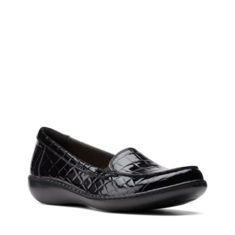 Mermelada Clarks Black Pat/cocodrilo Ashland
