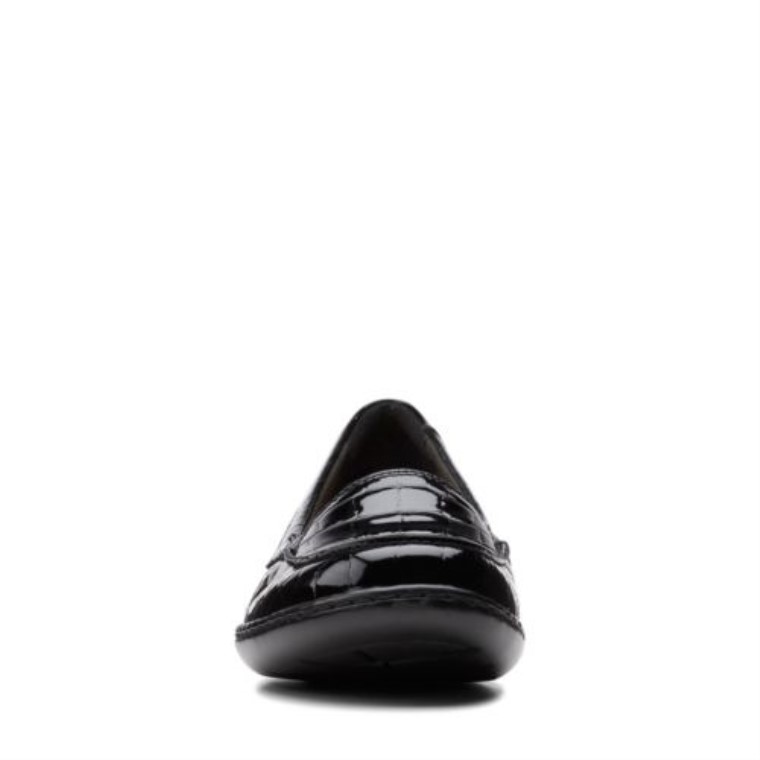 Mermelada Clarks Black Pat/cocodrilo Ashland