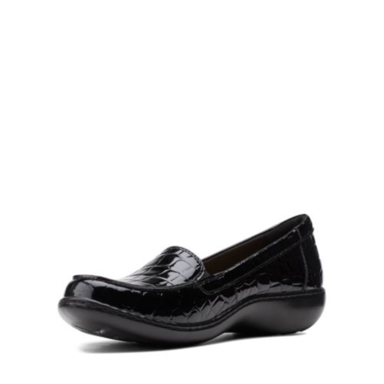 Mermelada Clarks Black Pat/cocodrilo Ashland