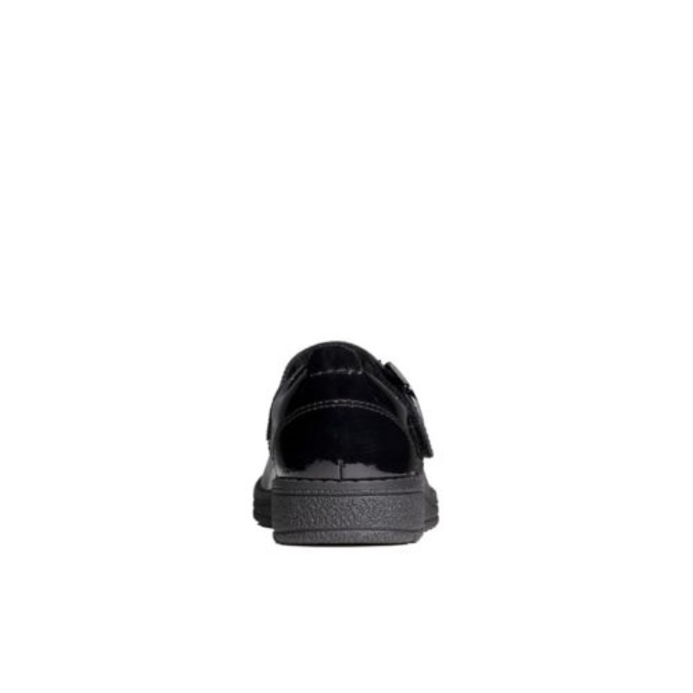 Clarks Negro Charol Mendip Puntada Inf F Ajuste