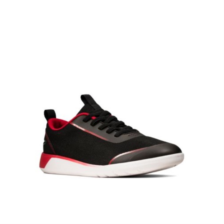 Clarks Suburbio Negro Chispa Jnr F Ajuste