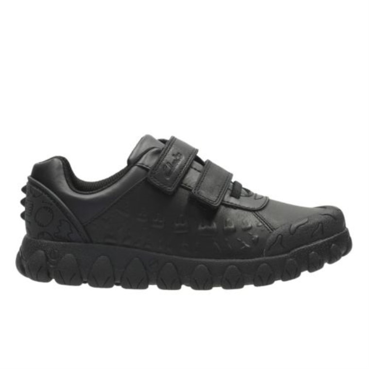 Clarks Negro Tyrex Paseo Pre H Ajuste