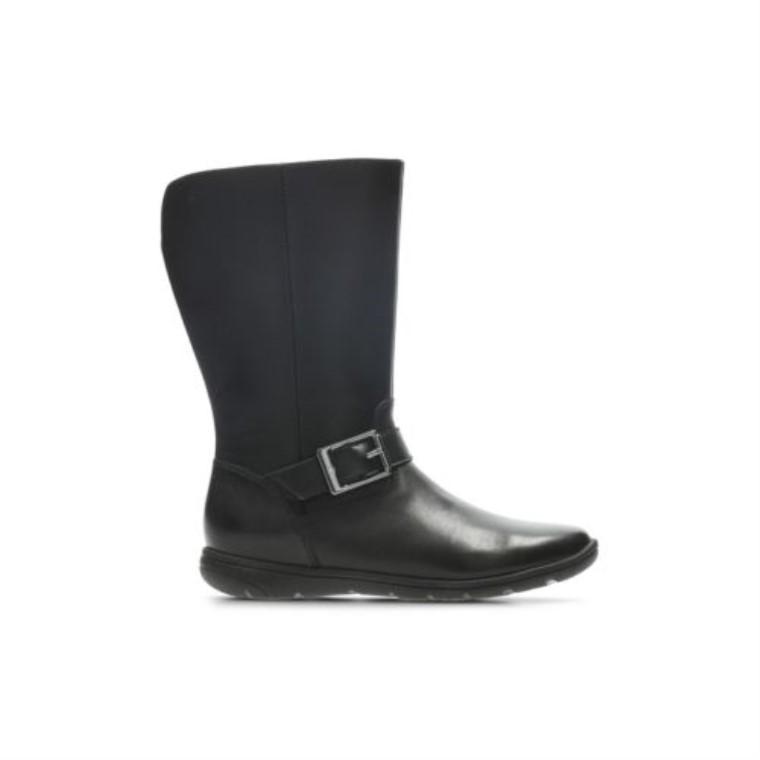 Clarks Negro Empresa Luna Jnr G Ajuste