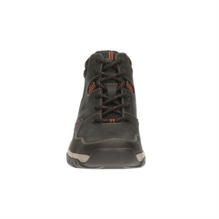 Top Walbeck De Cuero Impermeable Negro Clarks
