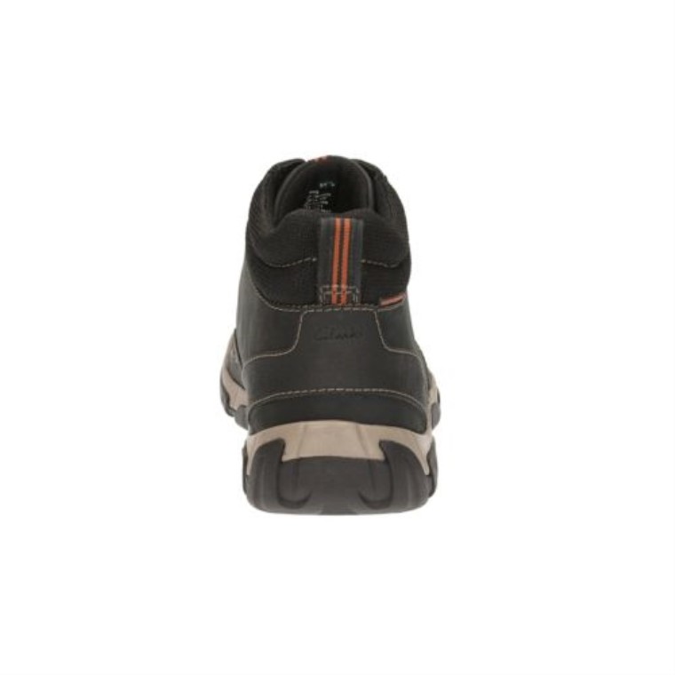 Top Walbeck De Cuero Impermeable Negro Clarks