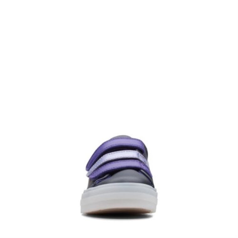 Clarks Blue Combi Flare Fly Inf F Fit