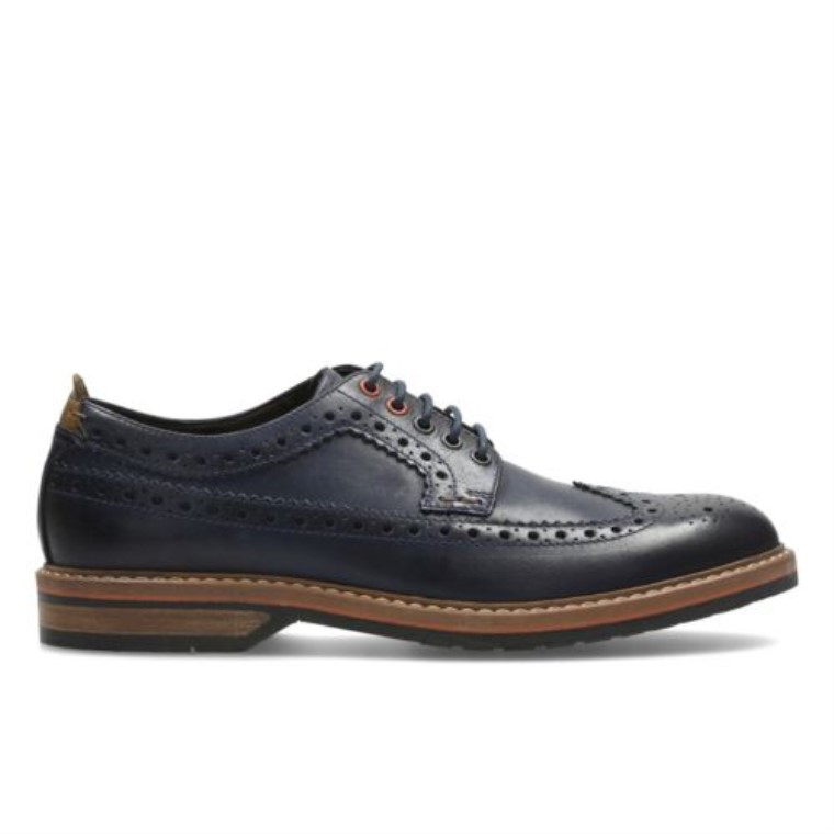 Límite De Pitney De Cuero Azul Clarks