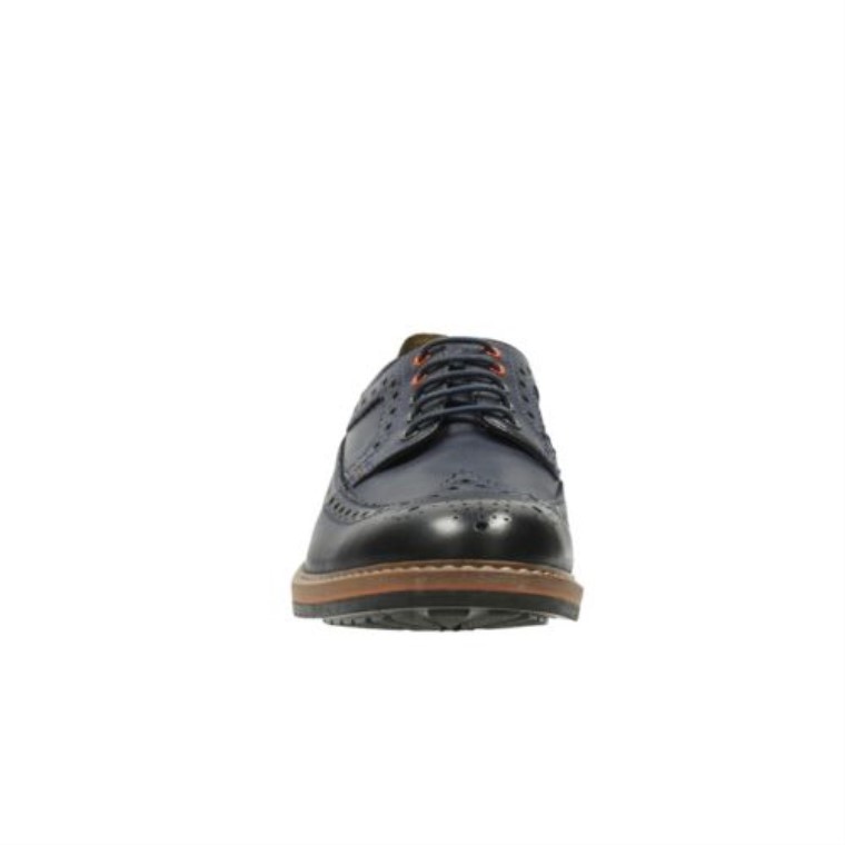 Límite De Pitney De Cuero Azul Clarks